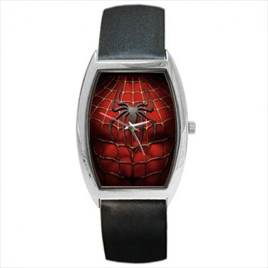 Barrel Style Watch Spiderman