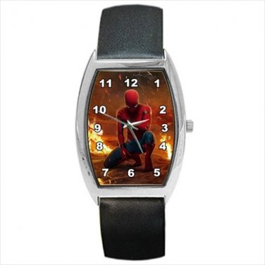 Barrel Style Watch Spiderman
