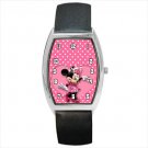 Barrel Style Watch Minnie Mouse