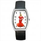 Barrel Style Watch Divine pink flamingo