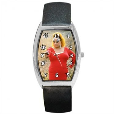 Barrel Style Watch Divine pink flamingo