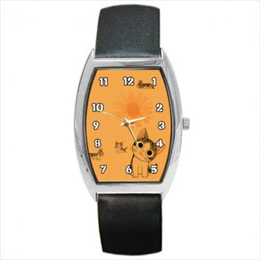 Barrel Style Watch chi chi's sweet home cat