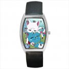 Barrel Style Watch happy and carla fairy tale  cats