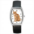 Barrel Style Watch cat ginger
