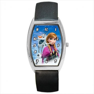 Barrel Style Watch Anna Ana frozen Olaf snowman