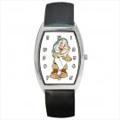 Barrel Style Watch snow white dwarf Sleepy