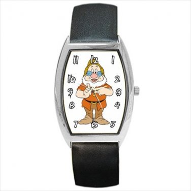 Barrel Style Watch snow white dwarf Doc