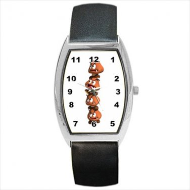 Barrel Style Watch luigi mario dr. super goomba