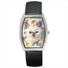 Barrel Style Watch cat kitten siam