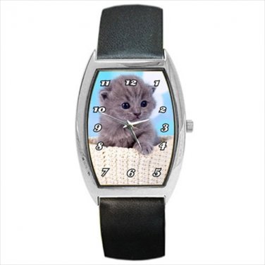 Barrel Style Watch cat kitten