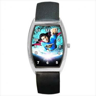 Barrel Style Watch Superman