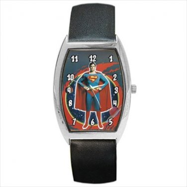 Barrel Style Watch Superman