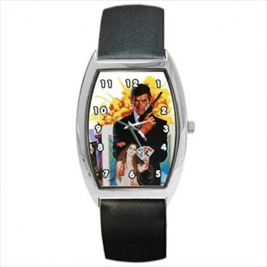Barrel Style Watch james bond live and let die roger moore