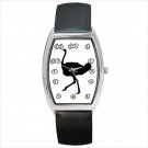 Barrel Style Watch ostrich