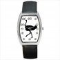 Barrel Style Watch ostrich