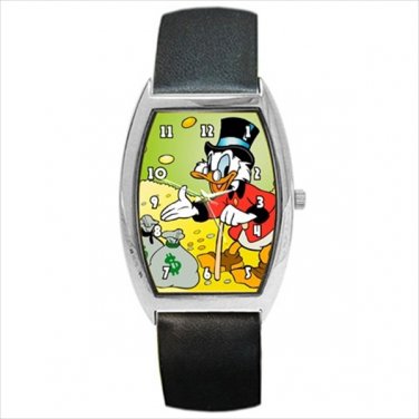 Barrel Style Watch Scrooge Mcduck