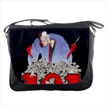 Messenger bag 101 dalmatians hundred and one Pongo Cruella