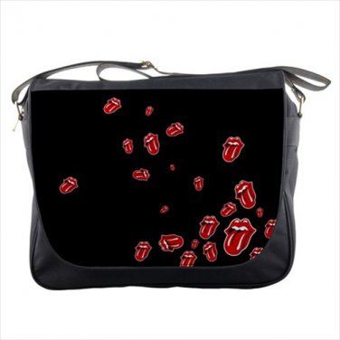 Messenger bag rolling tongues