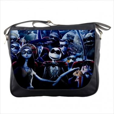Messenger bag nightmare before christmas sally jack skellington