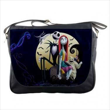 Messenger bag nightmare before christmas sally jack skellington