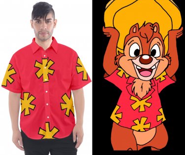 Men's Short Sleeve Shirt Dale from Chip &Acirc;&acute;n Dale cosplay
