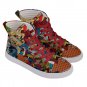 Hi-Top Skate Sneakers comics spiderman batman
