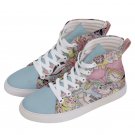 Hi-Top Skate Sneakers Alice in wonderland