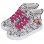 Hi-Top Skate Sneakers frozen princess anna elsa olaf snowman