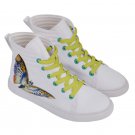 Hi-Top Skate Sneakers Mothra kaiju