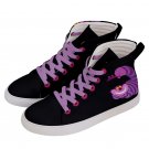 Hi-Top Skate Sneakers Cheshire cat Alice in wonderland