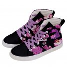Hi-Top Skate Sneakers Cheshire cat Alice in wonderland