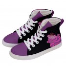 Hi-Top Skate Sneakers Cheshire cat Alice in wonderland