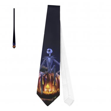 Necktie nightmare before christmass jack skellington