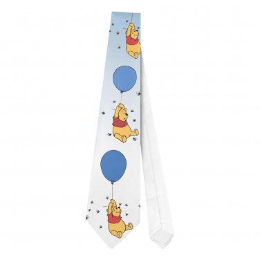 Necktie Winnie the Pooh bee bees blue balloon