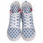 Hi-Top Skate Sneakers Ziggy stardust spiders on mars david bowie inspired Men&Acirc;&acute;s Women&Acirc;&acute;s size