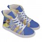 Hi-Top Skate Sneakers Beauty and the Beast Bella Men&Acirc;&acute;s Women&Acirc;&acute;s size