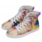 Hi-Top Skate Sneakers Beauty and the Beast Bella Men´s Women´s size