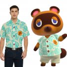 Men's Short Sleeve Pocket Shirt as Tom Nook Crossing animals cosplay READ the DESCRIPTION
