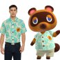 Men's Short Sleeve Pocket Shirt as Tom Nook Crossing animals cosplay READ the DESCRIPTION