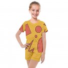 Kid's mesh tee and shorts set as Genie Vacation mode cosplay costume Aladdin