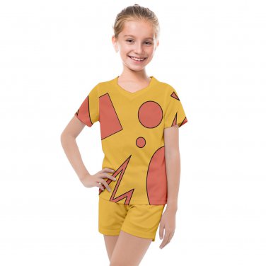 Kid's mesh tee and shorts set as Genie Vacation mode cosplay costume Aladdin