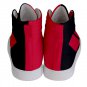 Hi-Top Skate Sneakers Harley Quinn Cosplay Diamonds red black Men&Acirc;&acute;s Women&Acirc;&acute;s size