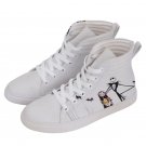 Hi-Top Skate Sneakers NIghtmare before Christmas Jack Skellington Sally Men´s Women´s size