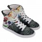 Hi-Top Skate Sneakers Skull Day of the dead Men&Acirc;&acute;s Women&Acirc;&acute;s size