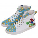 Hi-Top Skate Sneakers Super Mario Yoshi Men´s Women´s size