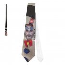 Necktie captain Spaulding clown house of 1000 corpses halloween tie roleplay cosplay wedding