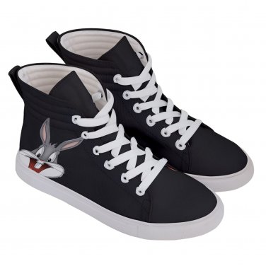 Hi-Top Skate Sneakers Bugs Bunny cartoon  Men&Acirc;&acute;s Women&Acirc;&acute;s size