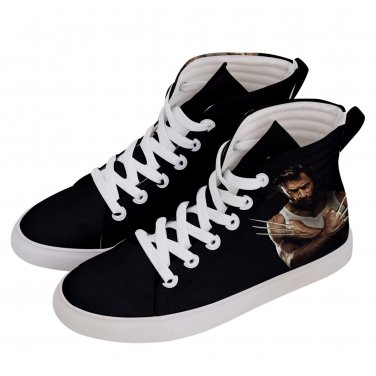 Hi-Top Skate Sneakers X-men Logan wolverine Men&Acirc;&acute;s Women&Acirc;&acute;s size