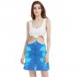 Dress inspired as Pretty woman Vivian Ward Julia Roberts blue hooker prostitute dress 1990