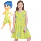 Kids' Skater Dress as Joy from Inside Out cosplay costume